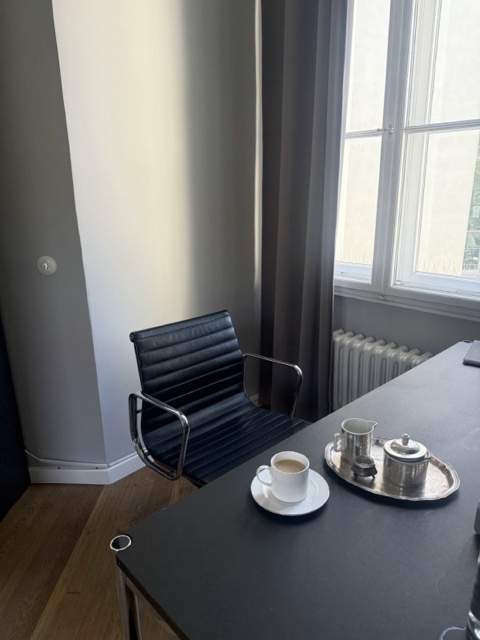 Espresso at a member desk